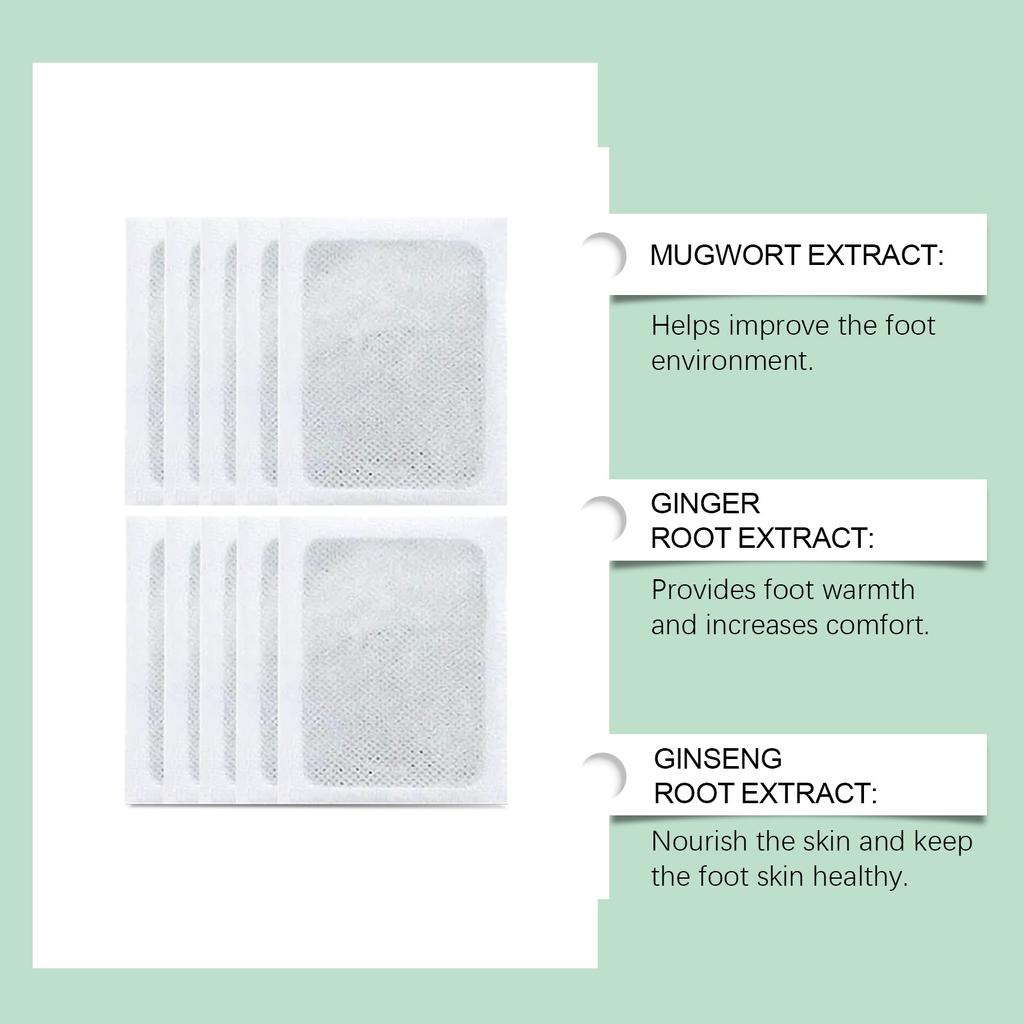 Ginger 100% Herbal & Gentle Ingredient Detox Foot Pads