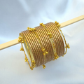 Dotted Golden Viral Kashmiri Bangles