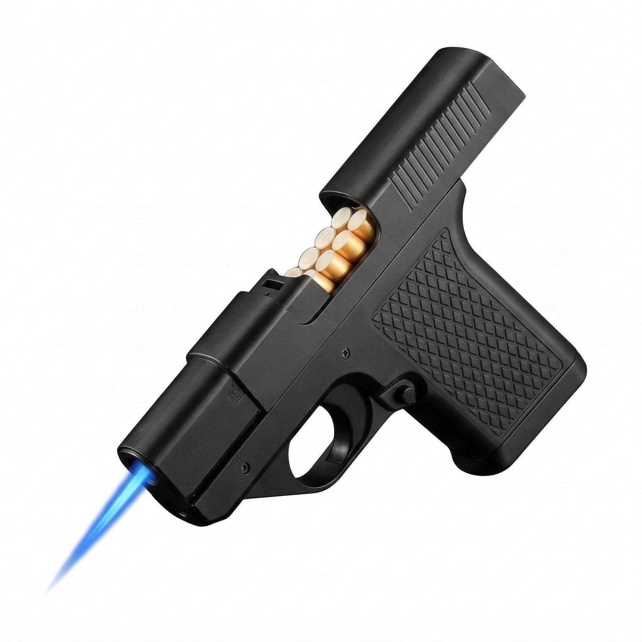 Pistol Cigerate Case + Flame Lighter