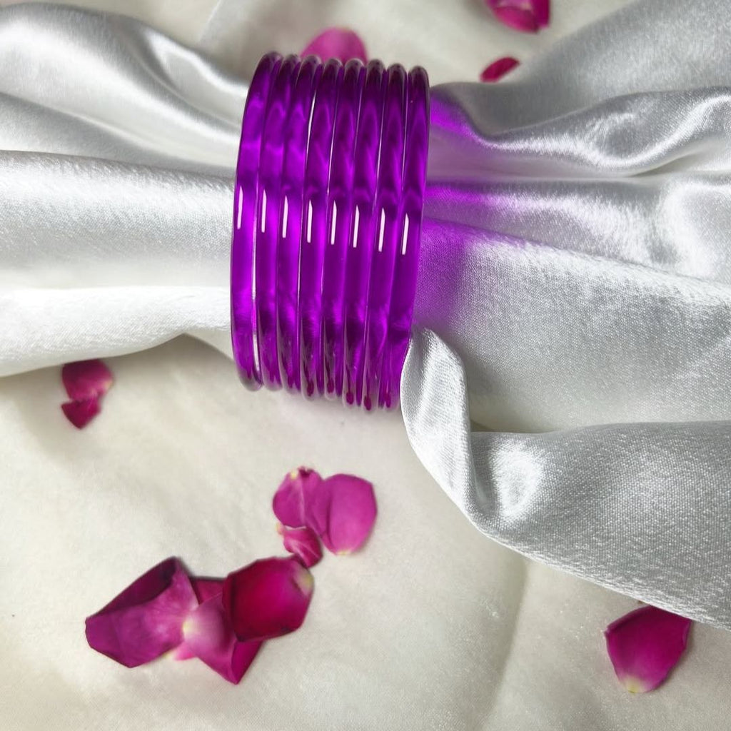 Multi viral Jelly 12 Bangles  With 4 ghunghru Kare