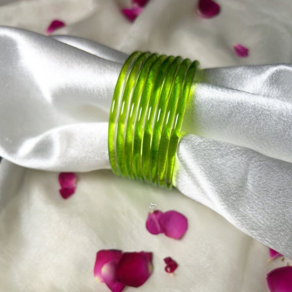 Multi viral Jelly 12 Bangles  With 4 ghunghru Kare