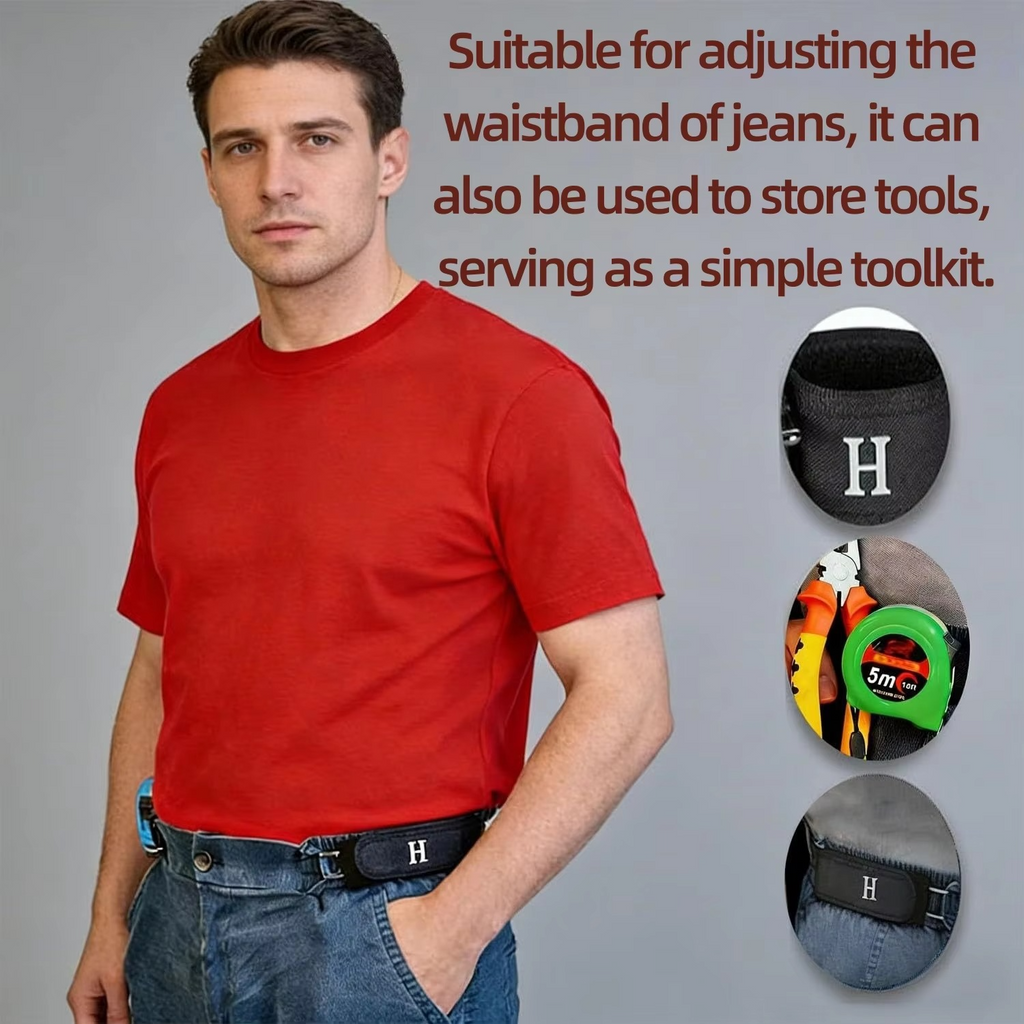 2Pcs Adjustable Buckleless Belt Hook